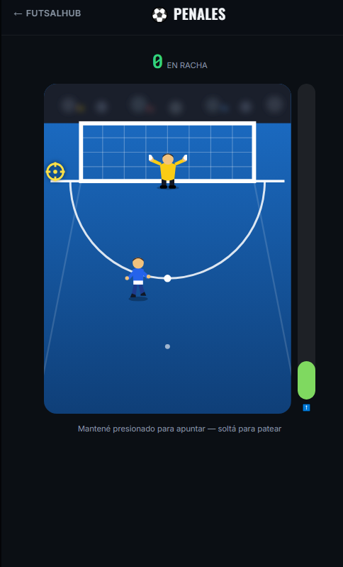 Futsal Hub: juego de penales